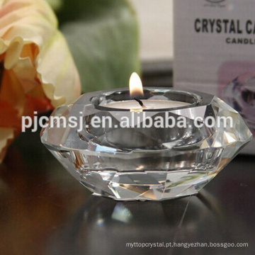 Made in China superior qualidade vela diamante castiçal para decoração
